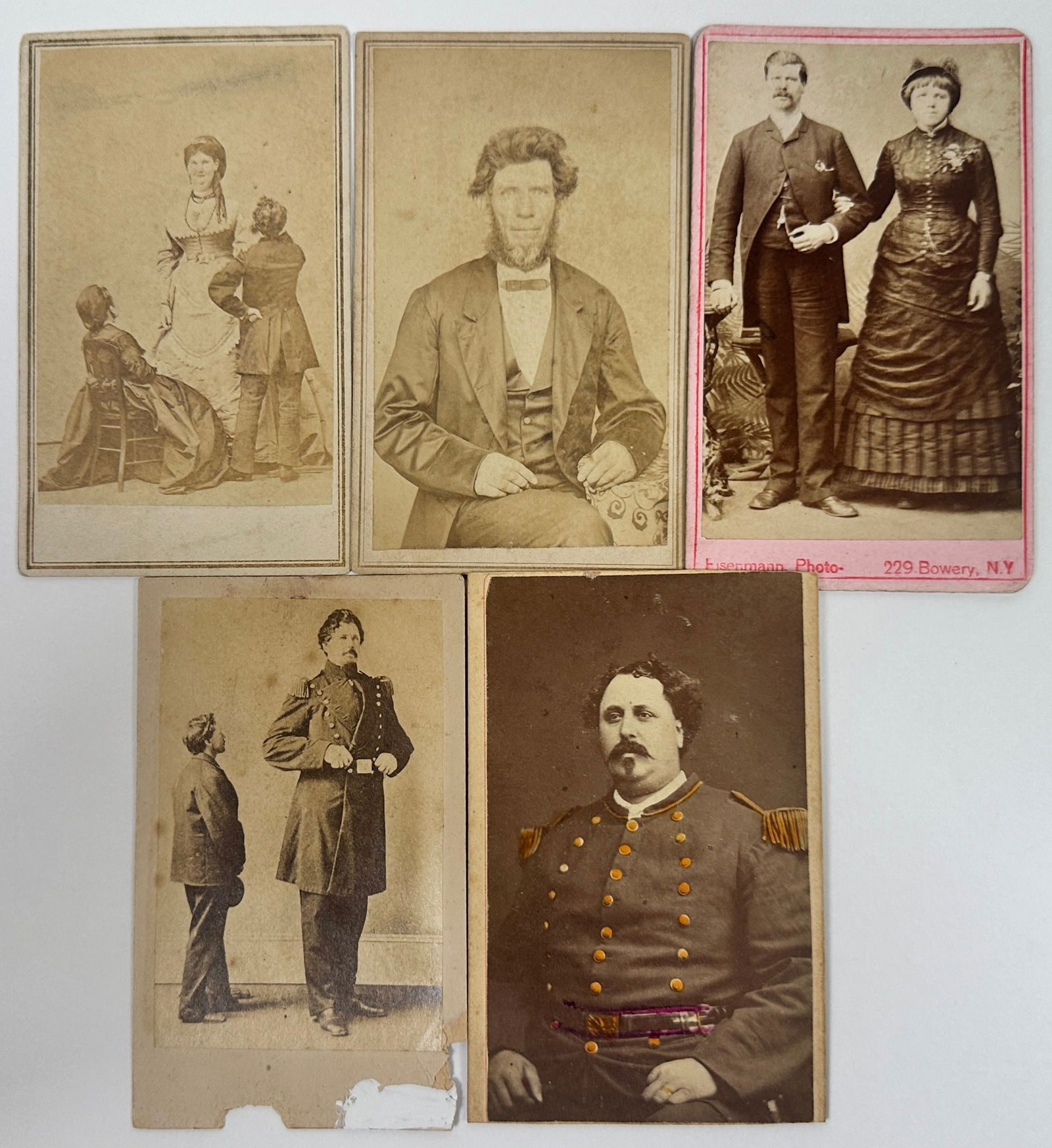 Giants - CDV Cabinet Photographs (1 of 2)