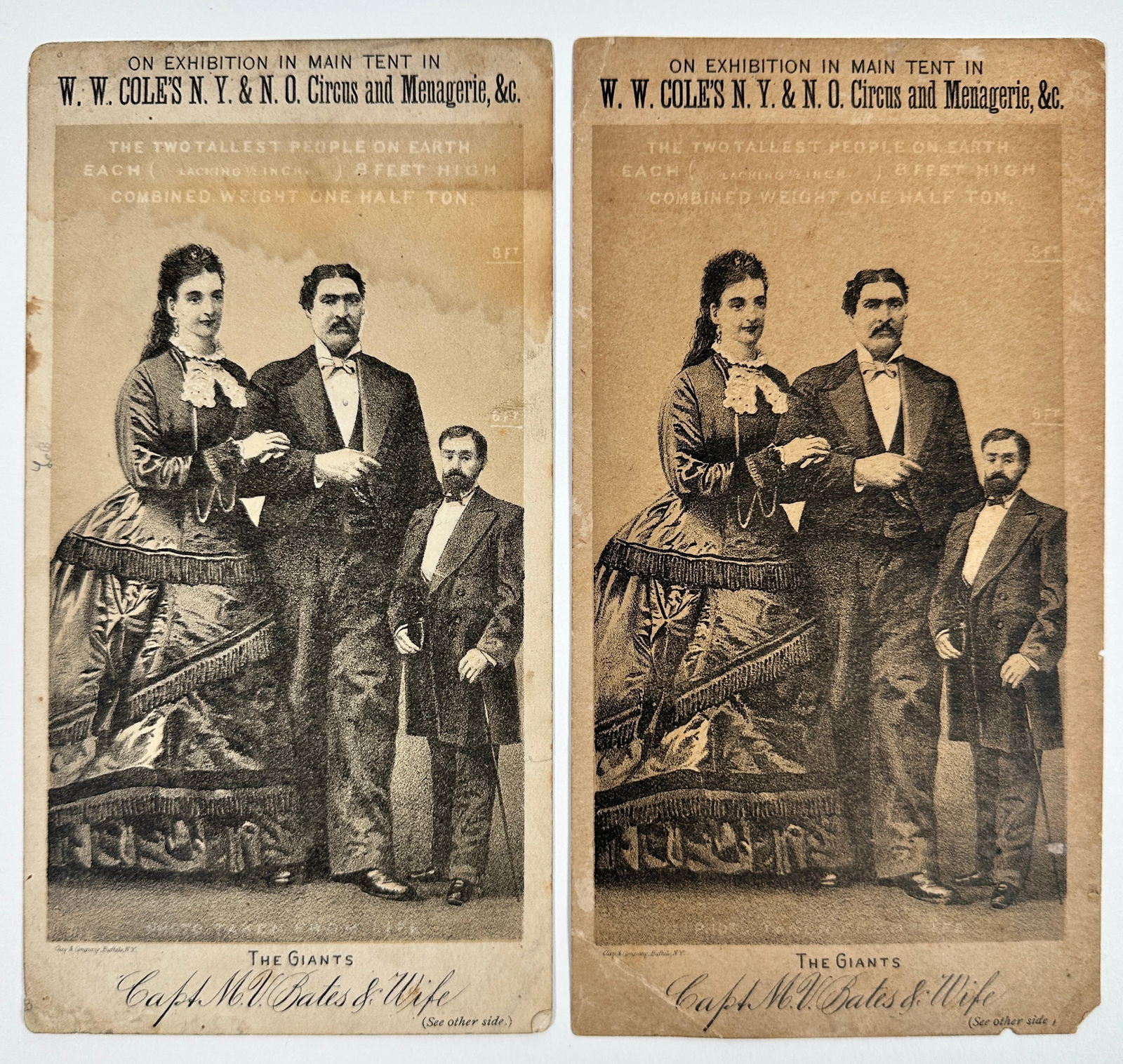 W.W. Coles Circus - The Bates Giants (1 of 2)