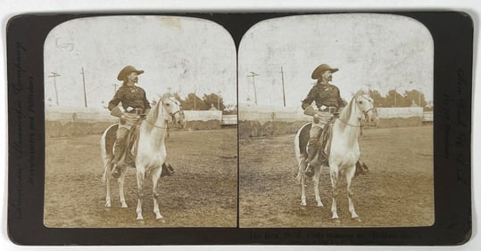 Buffalo Bill Stereoview Card
