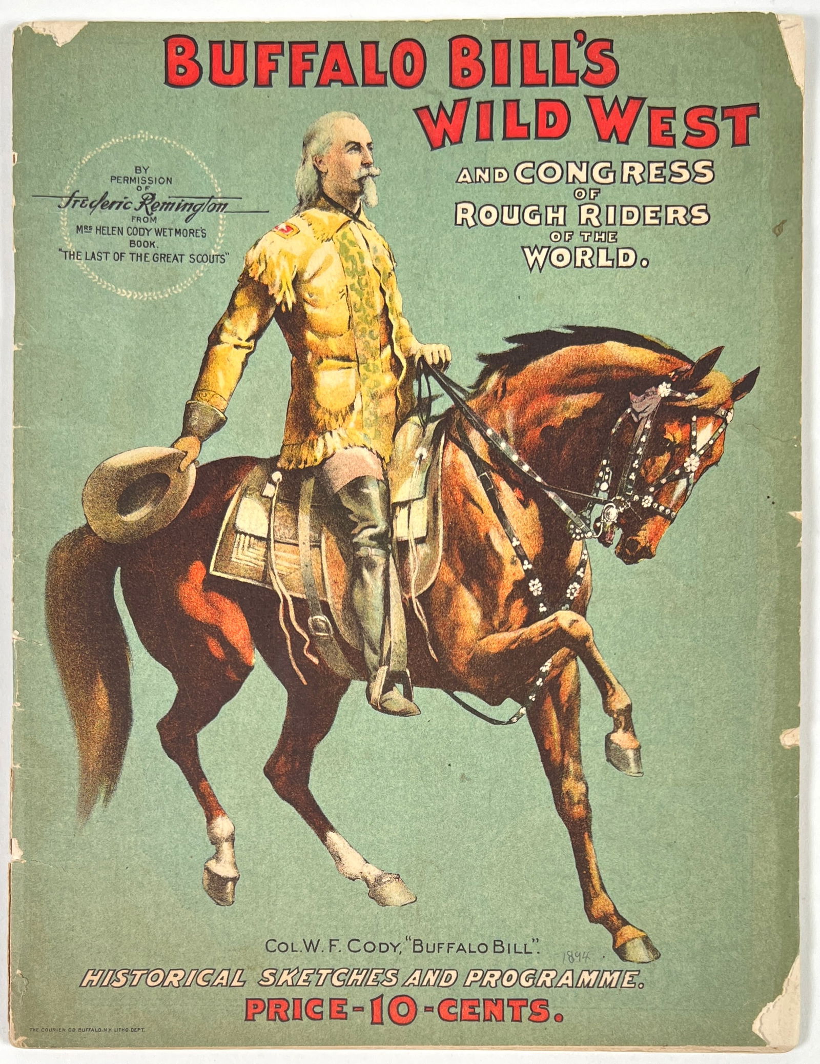 1894 Buffalo Bill's Wild West Program (1 of 2)