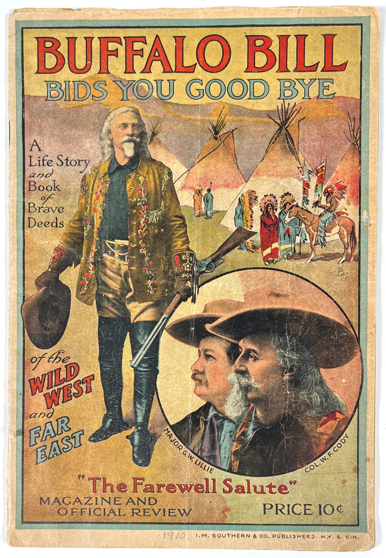 1910 Buffalo Bill - Pawnee Bill Program (1 of 2)