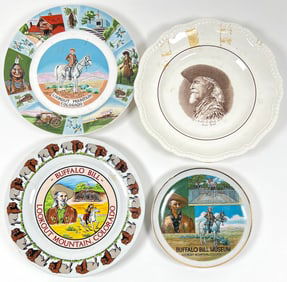 Buffalo Bill Commemorative Plates