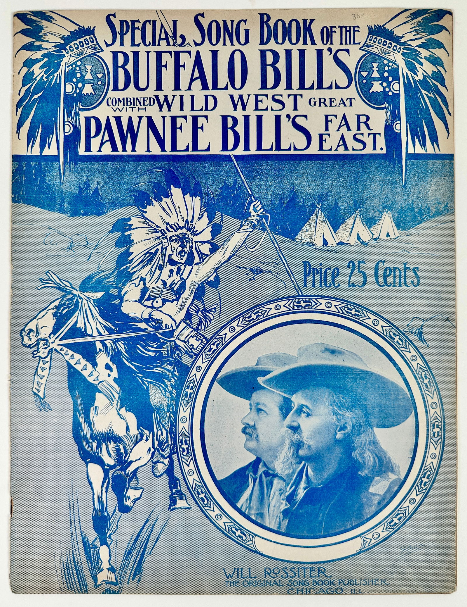 Buffalo Bill - Pawnee Bill Minstrels Song Joke Book (1 of 2)