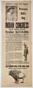 Pawnee Bill's Indian Congress and Pow-Wow
