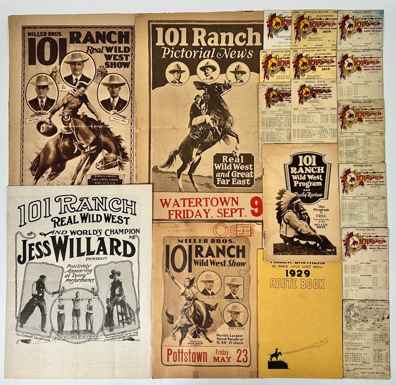 Miller Bros. 101 Ranch Wild West Memorabilia (1 of 4)