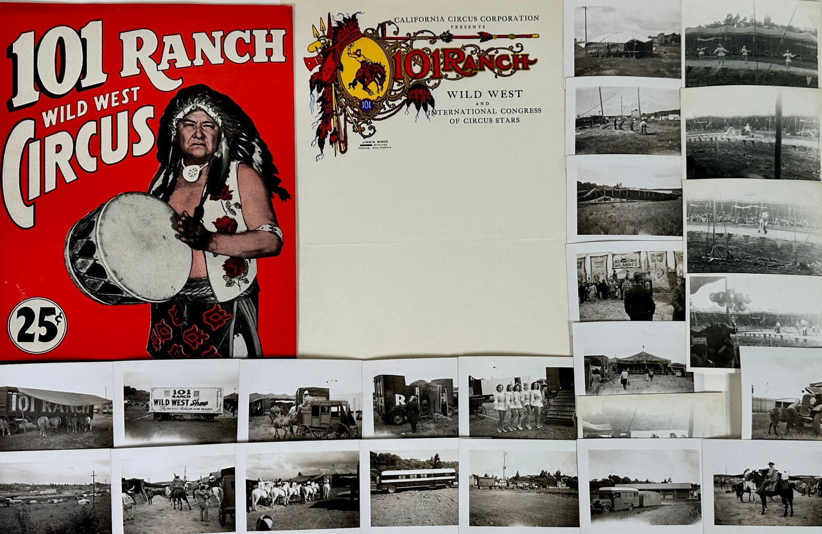 101 Ranch Wild West Circus Memorabilia (1 of 5)