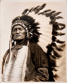 H.A. Atwell Photograph of an Indian Chief