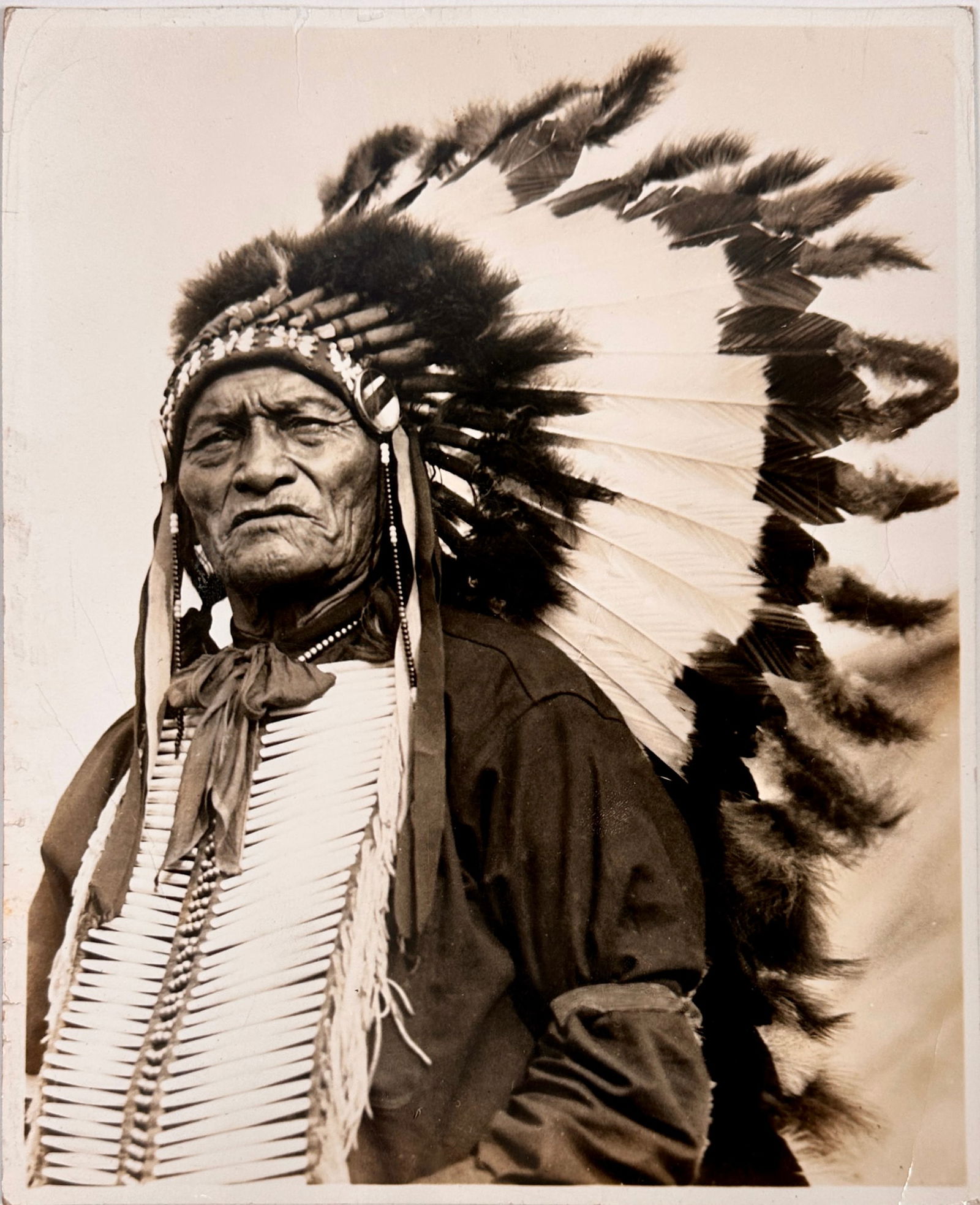 H.A. Atwell Photograph of an Indian Chief (1 of 2)