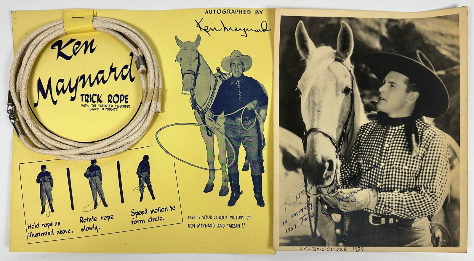 Ken Maynard Circus Cowboy Memorabilia (1 of 4)