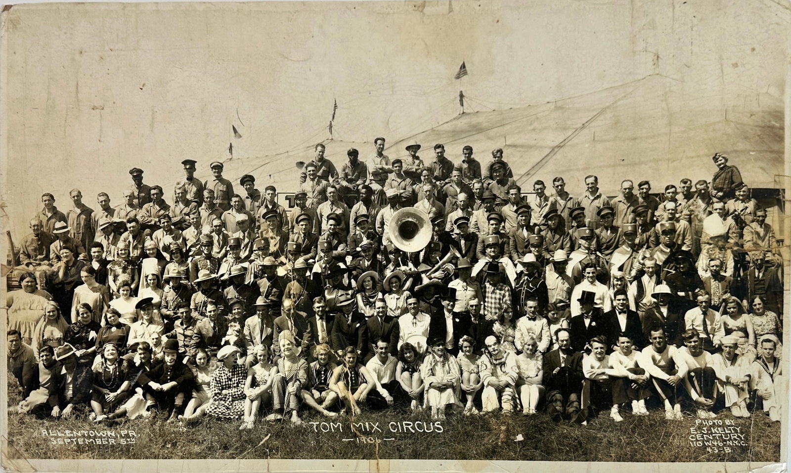 Edward J. Kelty Photograph - Tom Mix Circus, 1936 (1 of 1)