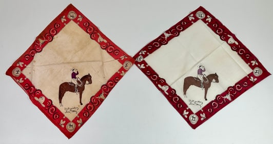 Tom Mix Circus Souvenir Handkerchieves