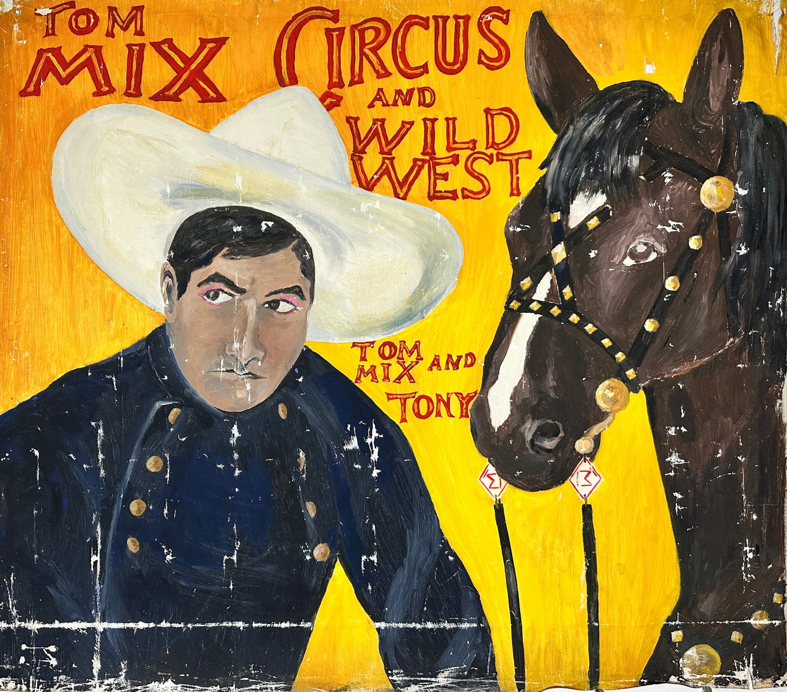 Tom Mix Circus and Wild West Banner (1 of 1)