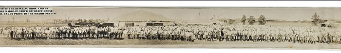 1914 Ringling Bros. Panoramic Photograph