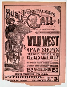 Forepaugh's Wild West Show Courier