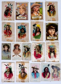 Collection of Wild West Trading Cards/Silks