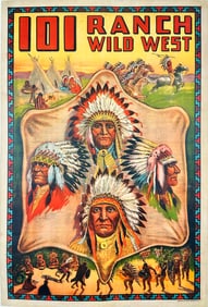 Miller Bros. 101 Ranch Wild West Poster
