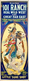 Miller Bros. 101 Ranch Real Wild West Great Far East Poster