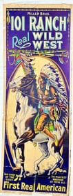 Miller Bros. 101 Ranch Real Wild West Poster