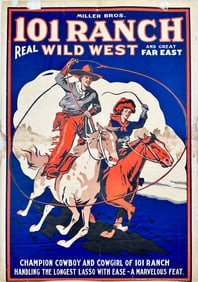 Miller Bros. 101 Ranch Real Wild West Poster