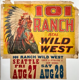 Miller Bros. 101 Ranch Real Wild West Poster