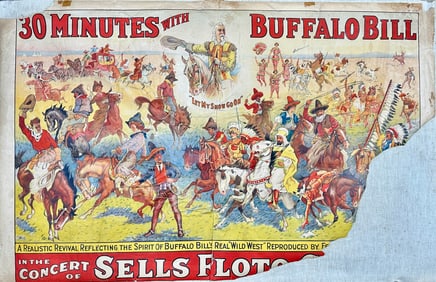 Sells-Floto Circus - Buffalo Bill Poster