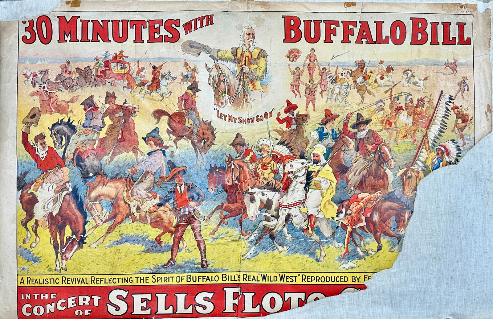 Sells-Floto Circus - Buffalo Bill Poster (1 of 1)