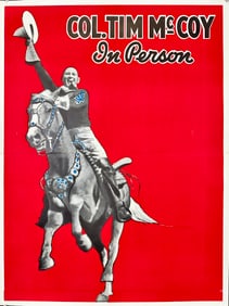 Col. Tim McCoy - In Person Poster