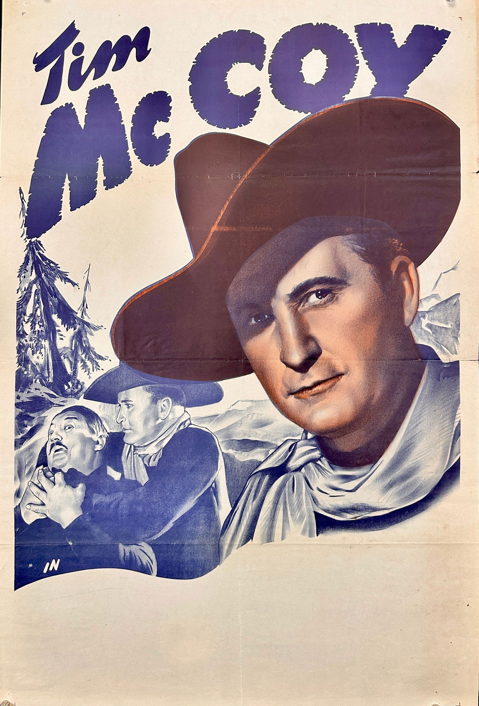 Tim Mccoy Motion Picture Poster (1 of 1)