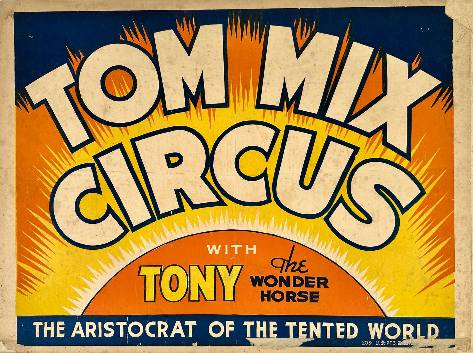 Tom Mix Circus Poster (1 of 1)