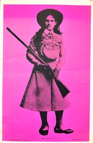 Annie Oakley Silk Screen Poster