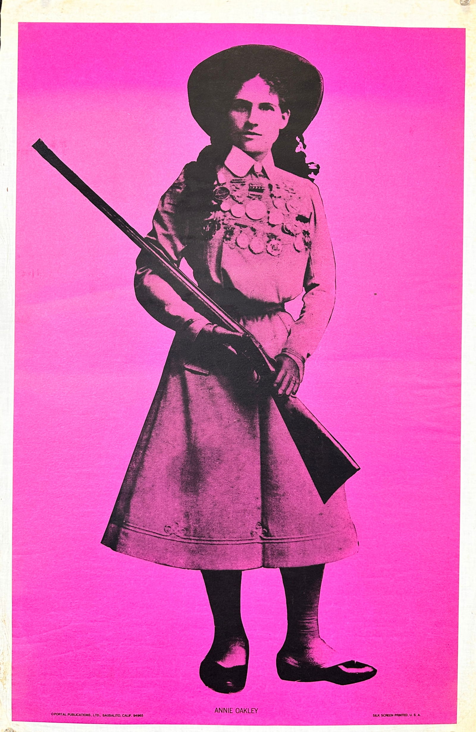 Annie Oakley Silk Screen Poster (1 of 1)