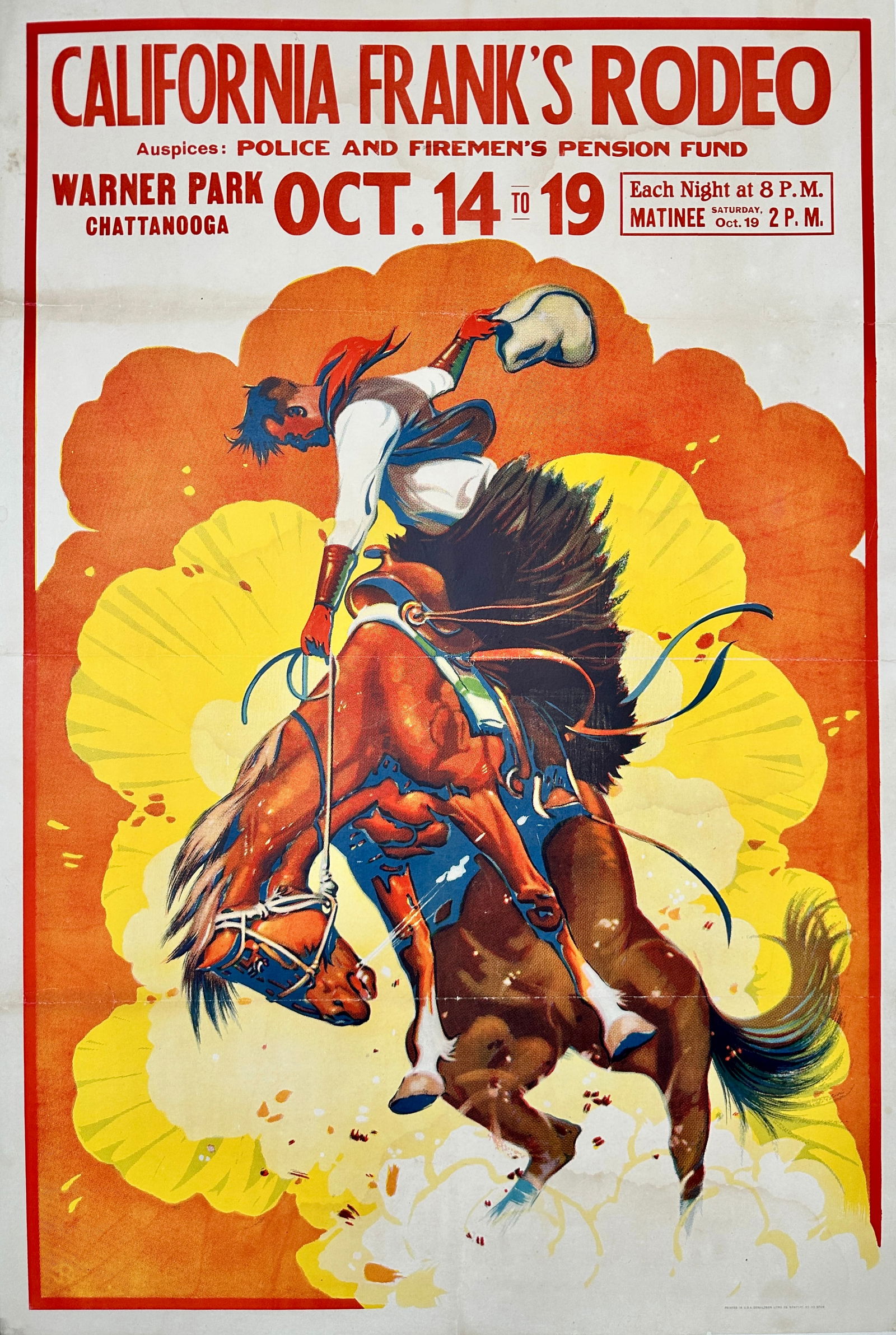 California Frank's Rodeo Poster (1 of 1)
