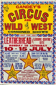 Gandey's Circus and Wild West Poster