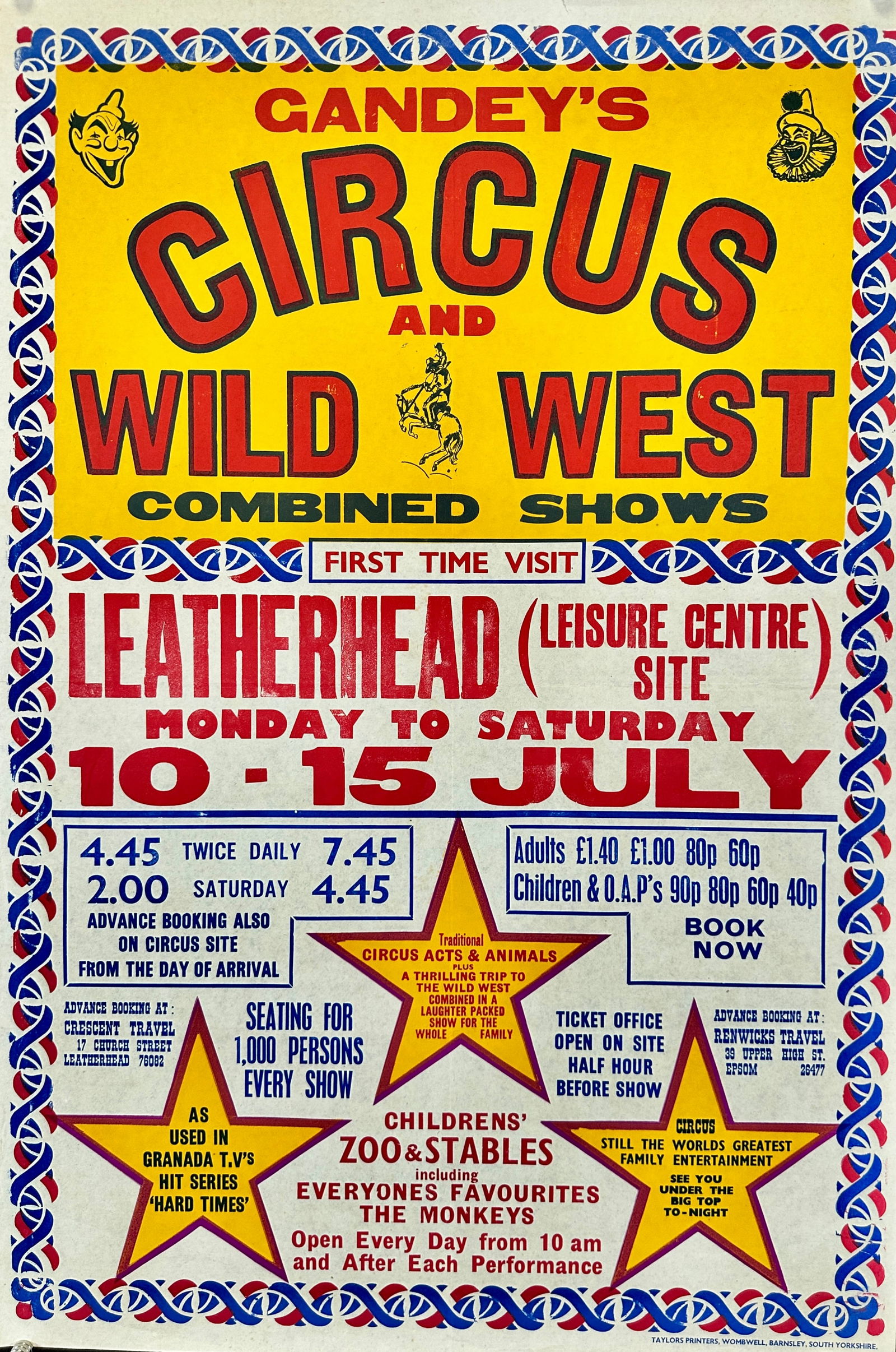 Gandey's Circus and Wild West Poster (1 of 1)
