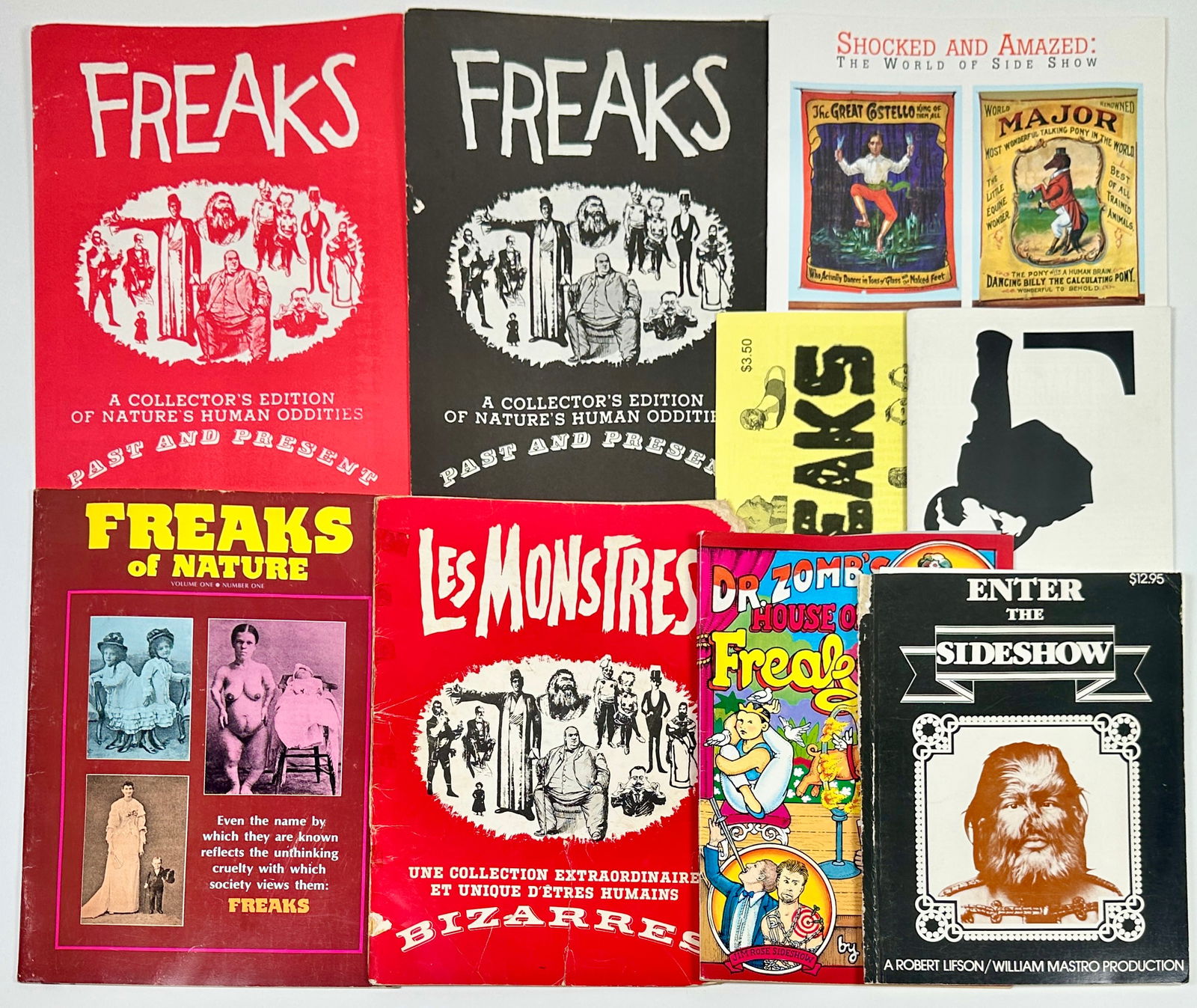 Collection of Sideshow Freak Books (1 of 1)