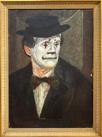 Portrait Painting of a Clown