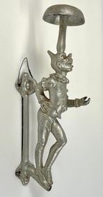 Vintage Circus Performer Door Handle