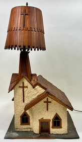 Tramp Art - Church Lamp