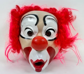 Vintage Clown Halloween Mask
