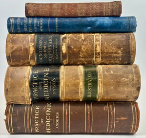 Collection of Antique Medical Books