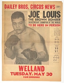 Boxing - Joe Louis - Dailey Bros. Circus Courier