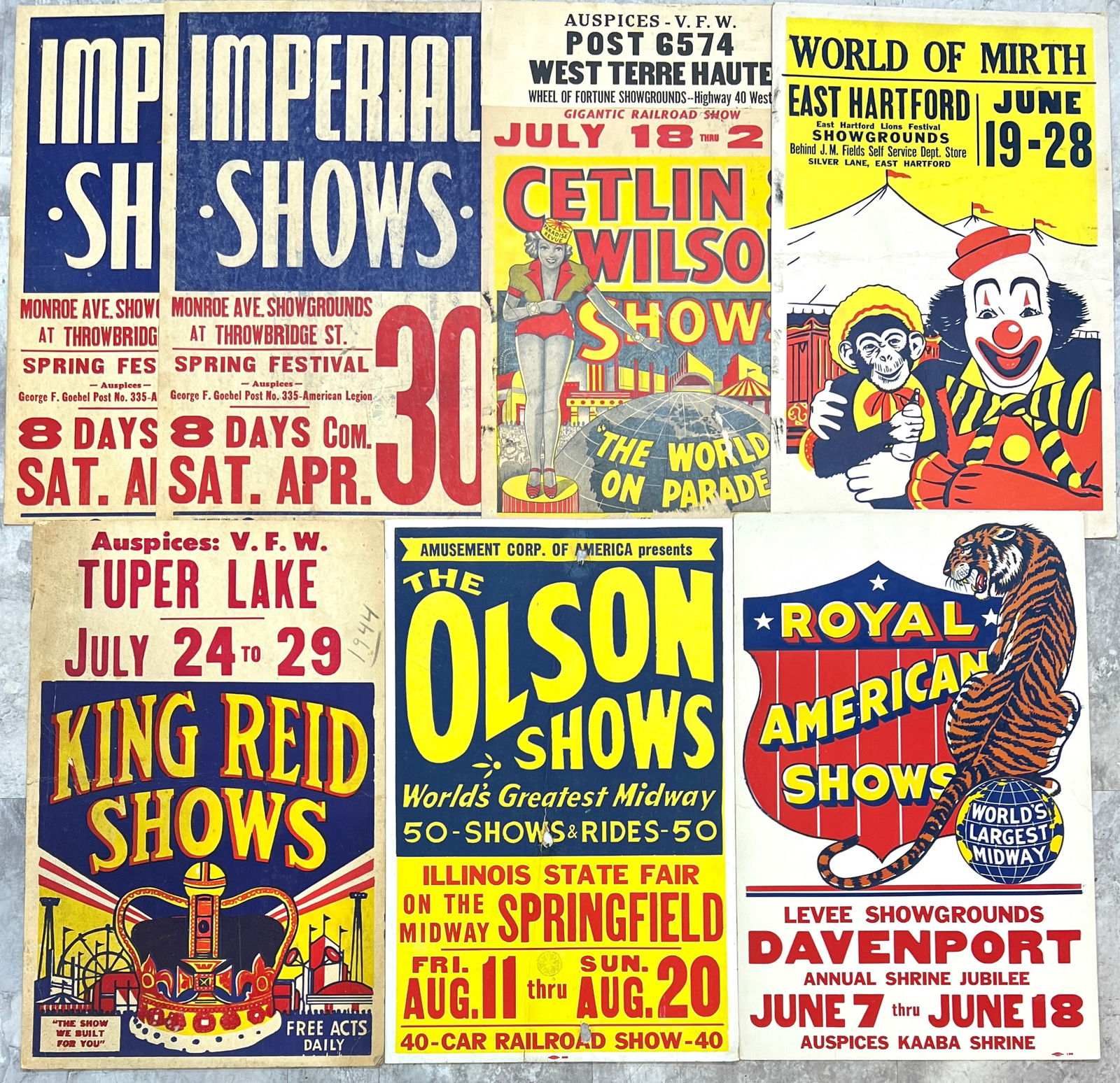 American Carnival Advertising Posters (1 of 1)