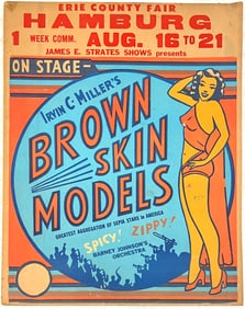 Stage Show - Brown Skin Models Poster