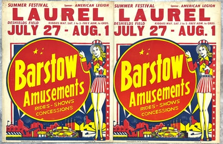 Barstow Amusements Carnival Posters