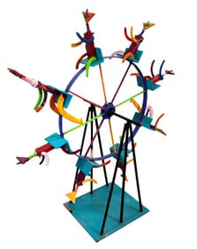 Folk Outsider Art Ferris Wheel