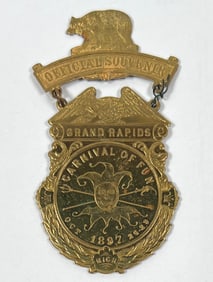 1897 Carnival of Fun Souvenir Pin