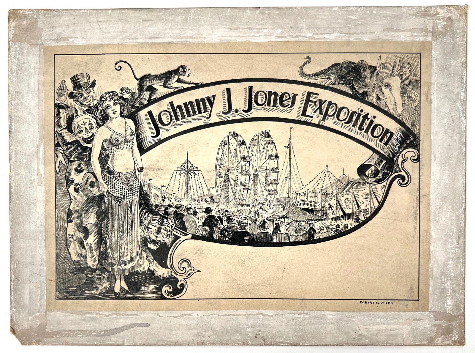 Robert Bobby Wicks Maquette Painting (1 of 1)