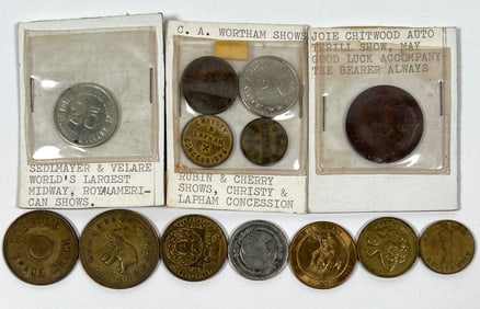 Fair and Carnival Token Medal Collection