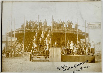 Hell Rider - Motordrome - Wall of Death Photograph