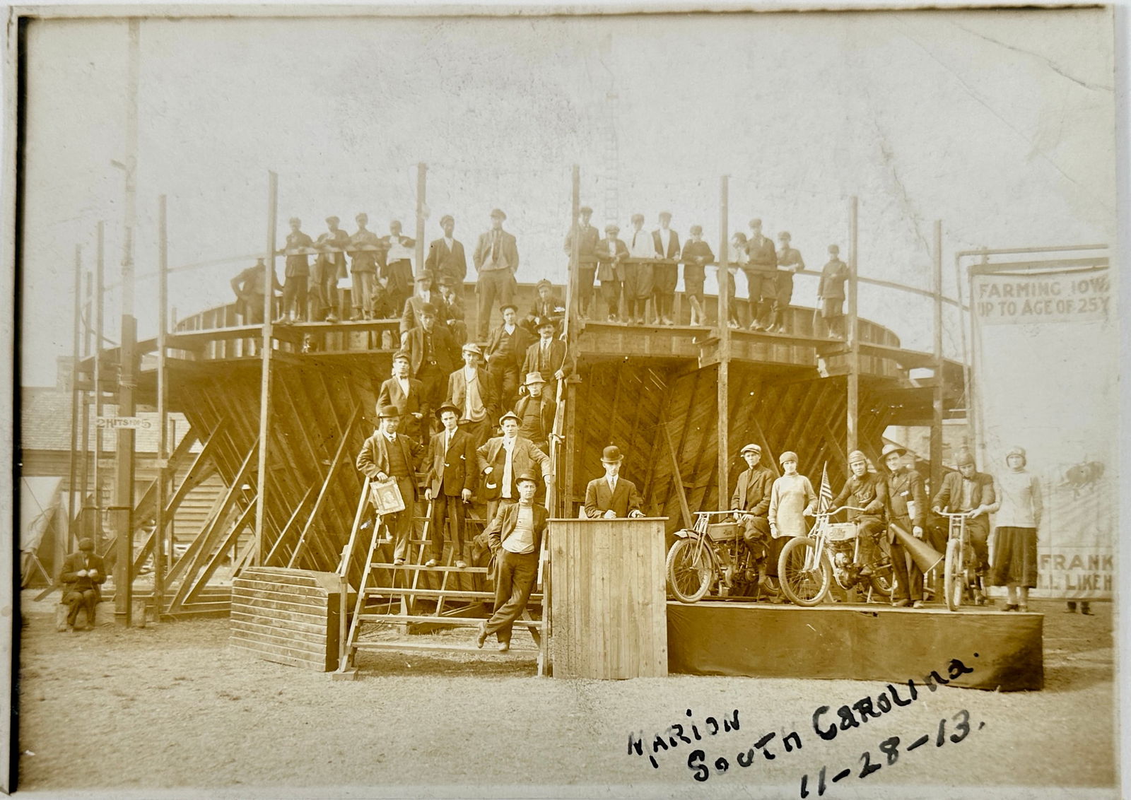 Hell Rider - Motordrome - Wall of Death Photograph (1 of 1)